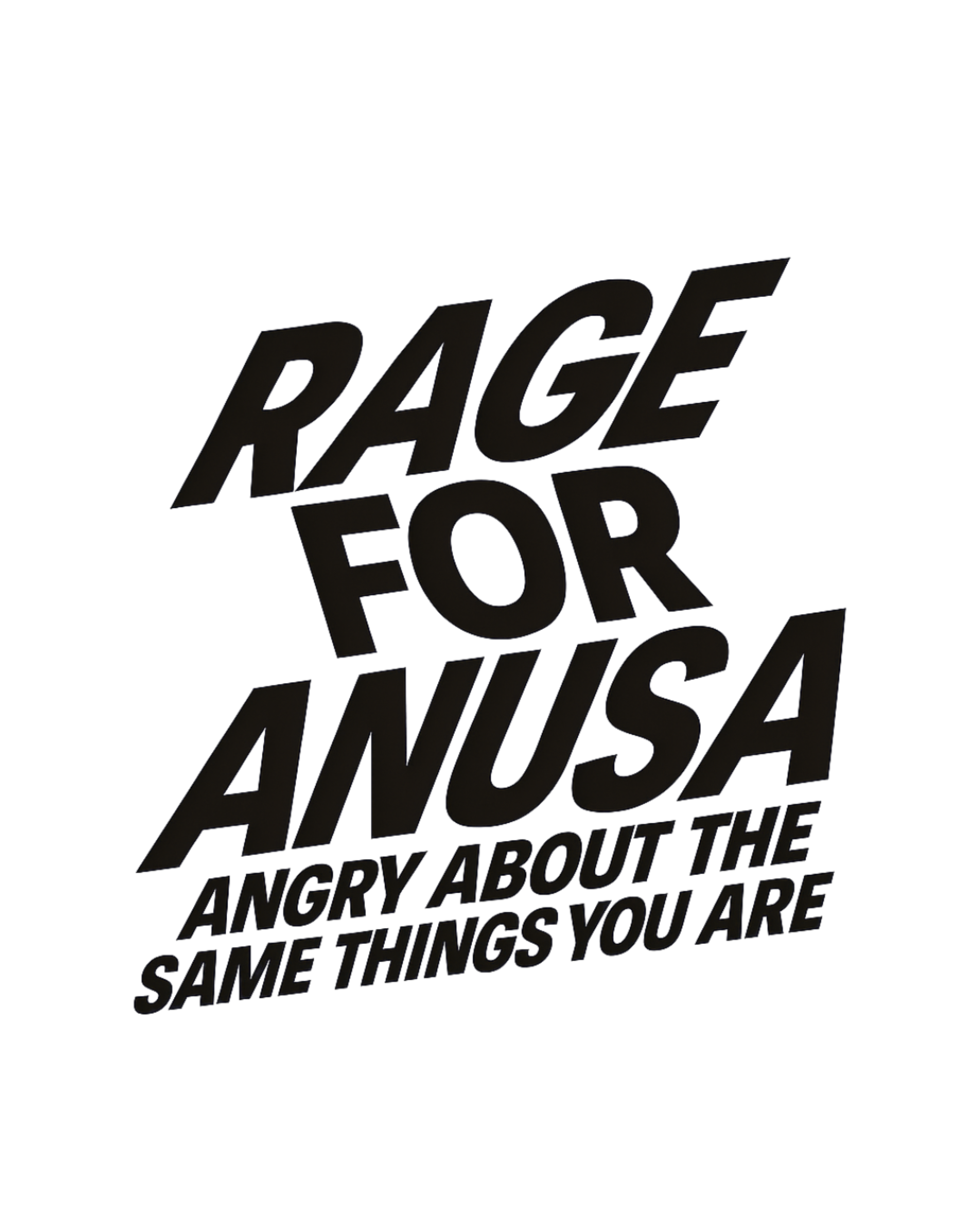 RAGE for ANUSA logo